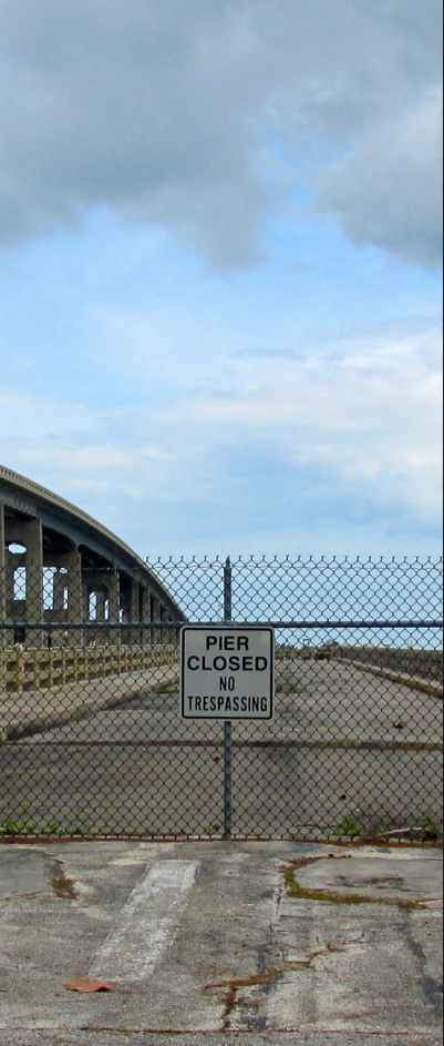 broken pier